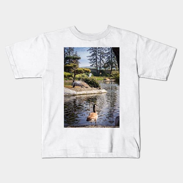 Japanese Garden Woodley Park California 3 Kids T-Shirt by Robert Alsop